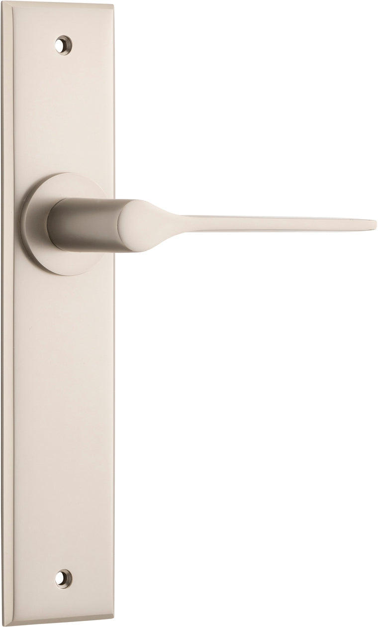 Como Lever - Chamfered Backplate By Iver