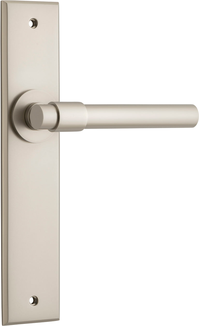 Helsinki Lever - Chamfered Backplate By Iver