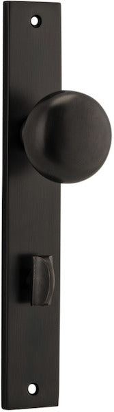 Cambridge Knob - Rectangular Backplate by Iver