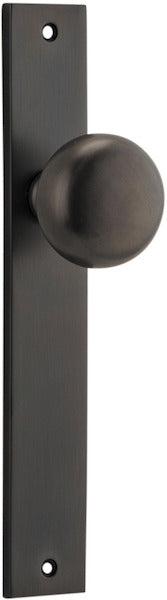 Cambridge Knob - Rectangular Backplate by Iver