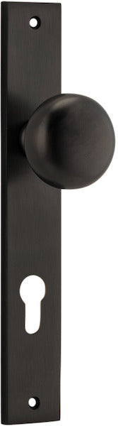 Cambridge Knob - Rectangular Backplate by Iver