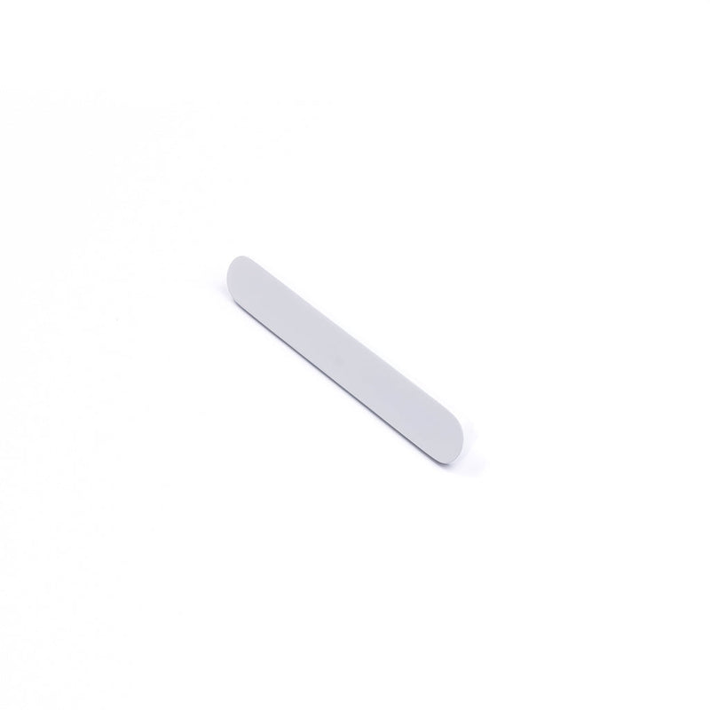White Oval Profile Cabinet Pull - Imogen - Manovella