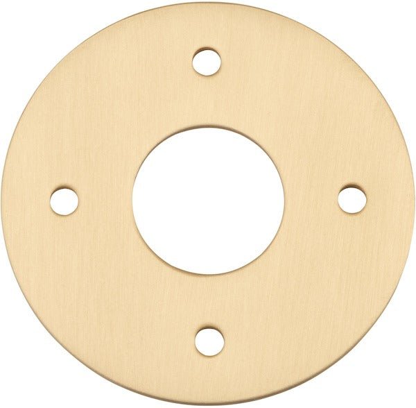 Adaptor Plate (Pair) - Round & Square Rose - Entry Point - Iver - Brushed Brass - Adaptor Plates