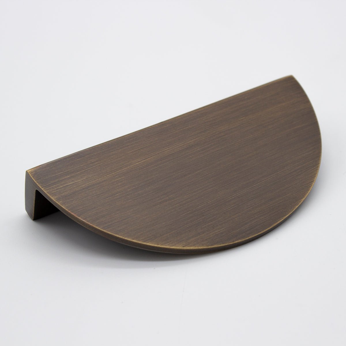 Aged Brass Half Moon Cabinet Pull - Iris - Manovella - Entry - Point - CABIRI100AG - Manovella