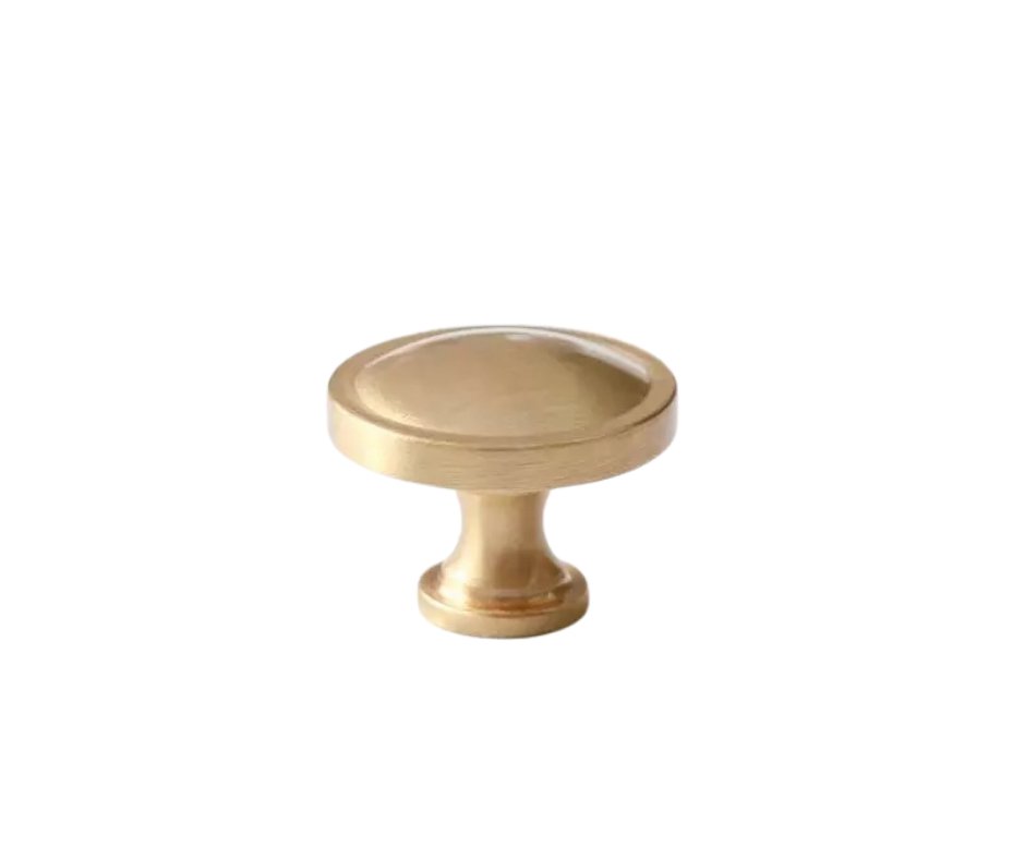 Alfie Brass Cabinetry Knob - Little Swagger - Entry - Point - Alfie - SB - Little Swagger