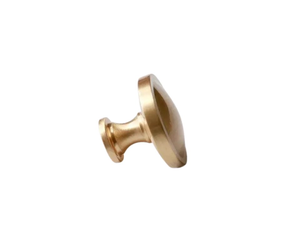 Alfie Brass Cabinetry Knob - Little Swagger - Entry - Point - Alfie - SB - Little Swagger