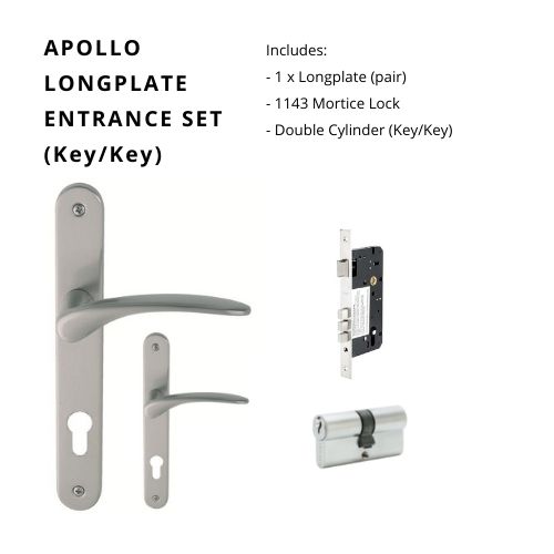 Apollo Longplate Handle By Zanda - Entry - Point - 7035.1.BN - Zanda