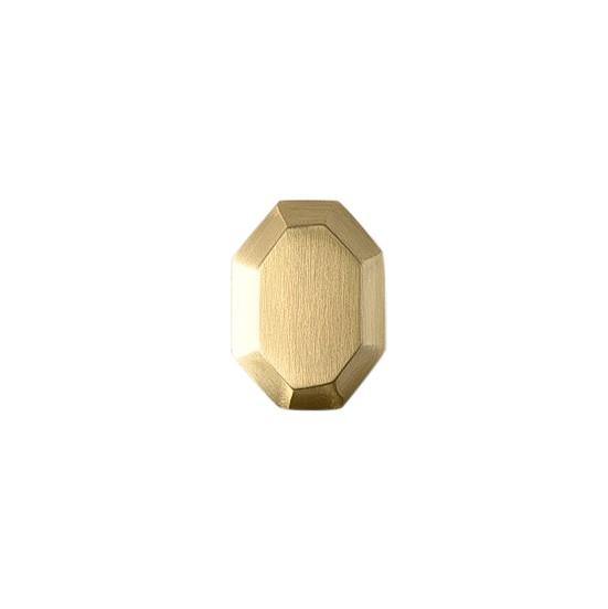 Archie Brass Geometric Cabinetry Knob - Little Swagger - Entry - Point - Archie Knob - SB - Little Swagger