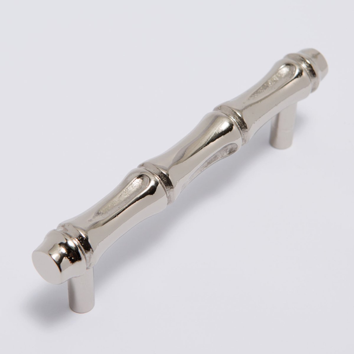 Bamboo Handle - Polished Nickel By Hepburn - Entry - Point - BAMHPN - Hepburn Hardware