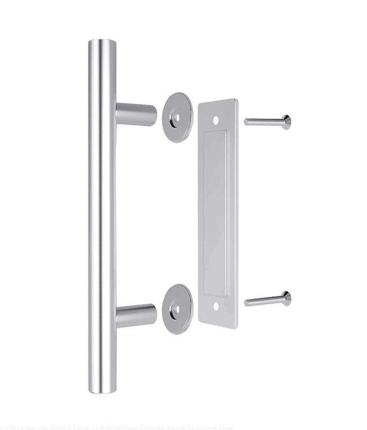 Barn Door Flush Pull & Pull Handle by Zanda