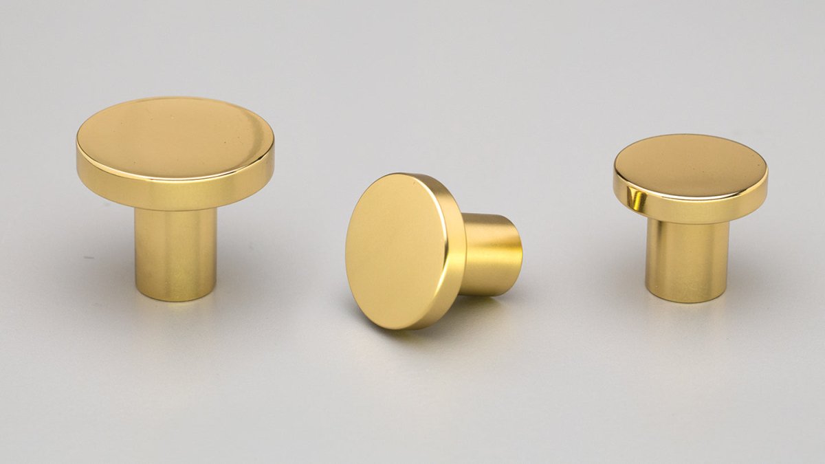 BK45 Bargo Solid Brass Knob By Kethy - Entry - Point - BK45/30 - BRG - Kethy