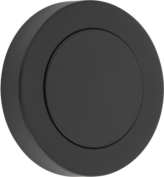 Blank Rose Escutcheon - Round - Entry Point - Iver - Matt Black - Escutcheons