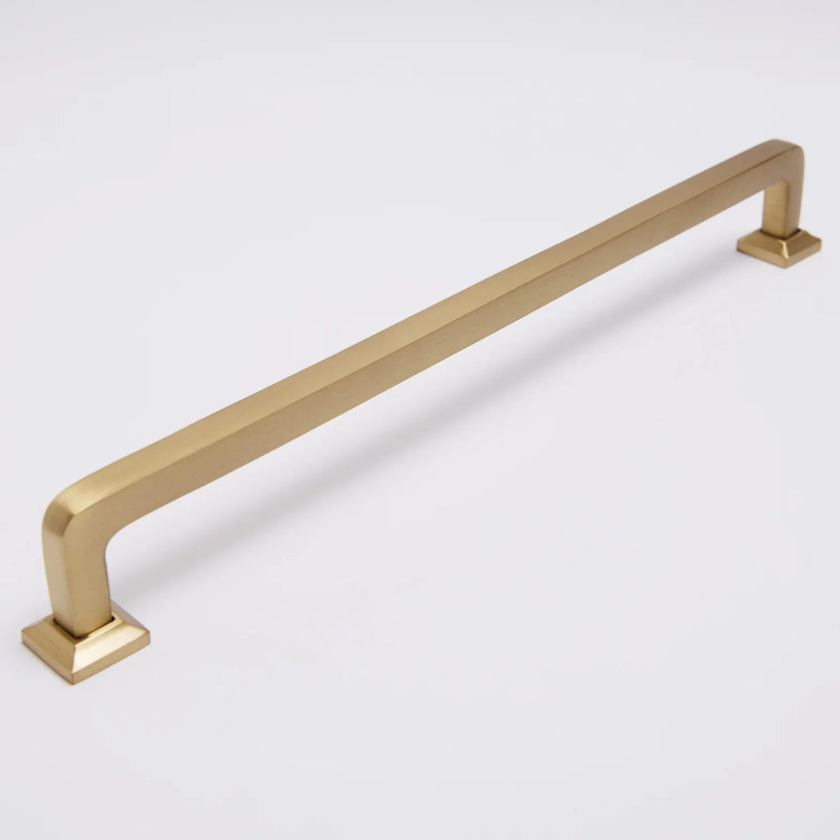 Bronte Handle - Burnished Brass By Hepburn - Entry - Point - B192BB - Hepburn Hardware