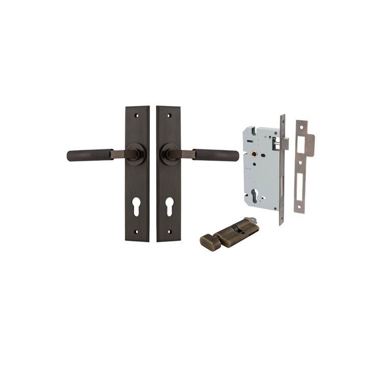 Brunswick Lever - Chamfered Backplate - Entry - Point - 10796KENTR60KT - Iver