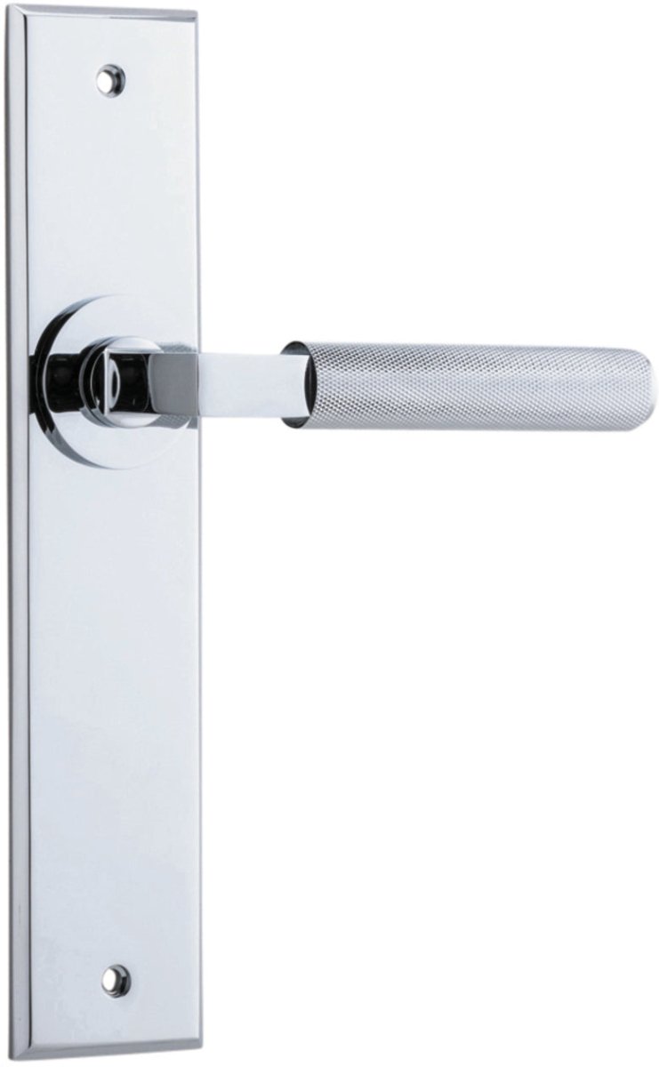 Brunswick Lever - Chamfered Backplate - Entry - Point - 11796 - Iver