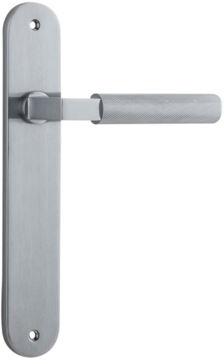 Brunswick Lever - Oval Backplate - Entry - Point - 12268 - Iver