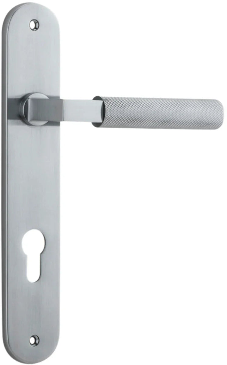 Brunswick Lever - Oval Backplate - Entry - Point - 12268E85 - Iver