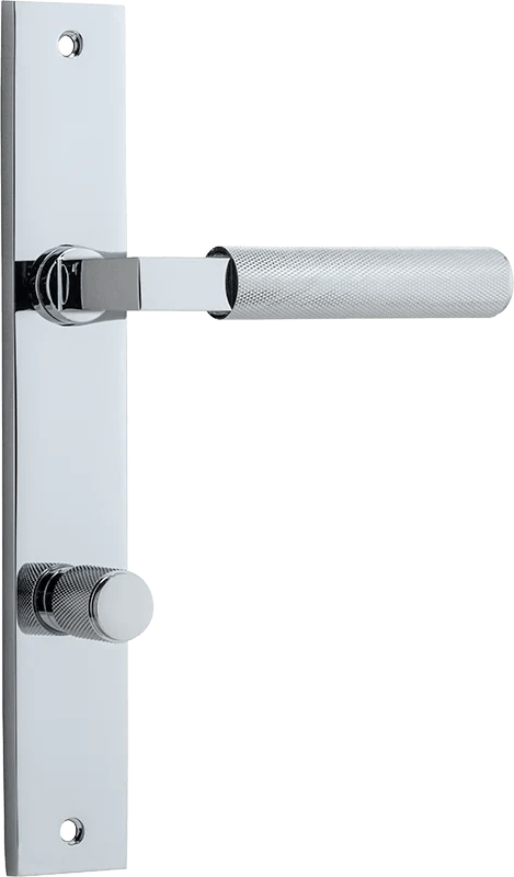 Brunswick Lever - Rectangular Backplate - Entry - Point - 11752P85 - Iver