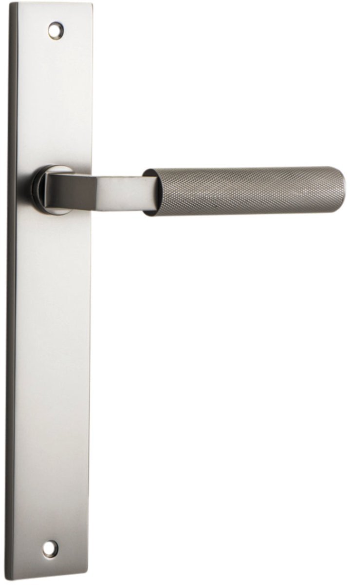 Brunswick Lever - Rectangular Backplate - Entry - Point - 14752 - Iver