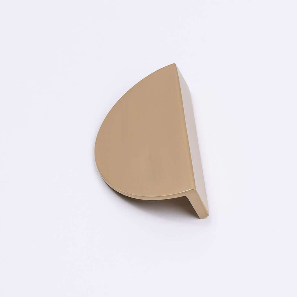 Brushed Brass Half Moon Cabinet Pull - Iris - Manovella - Entry - Point - CABIRI100BB - Manovella