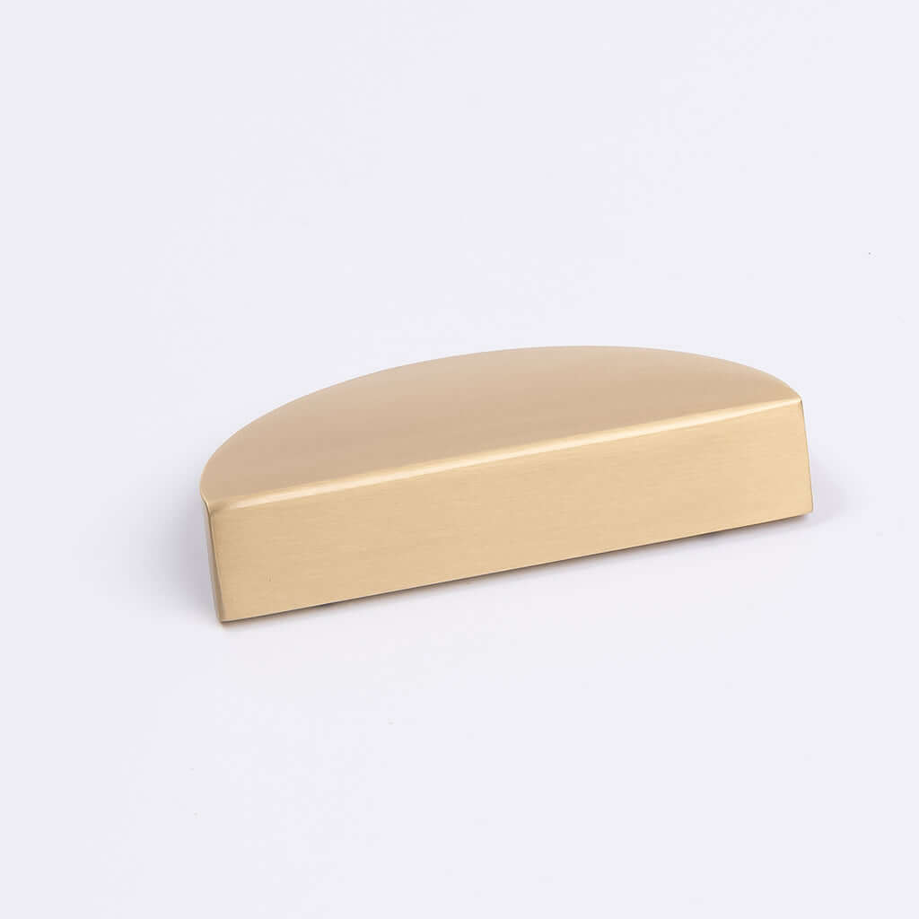 Brushed Brass Half Moon Cabinet Pull - Iris - Manovella - Entry - Point - CABIRI100BB - Manovella