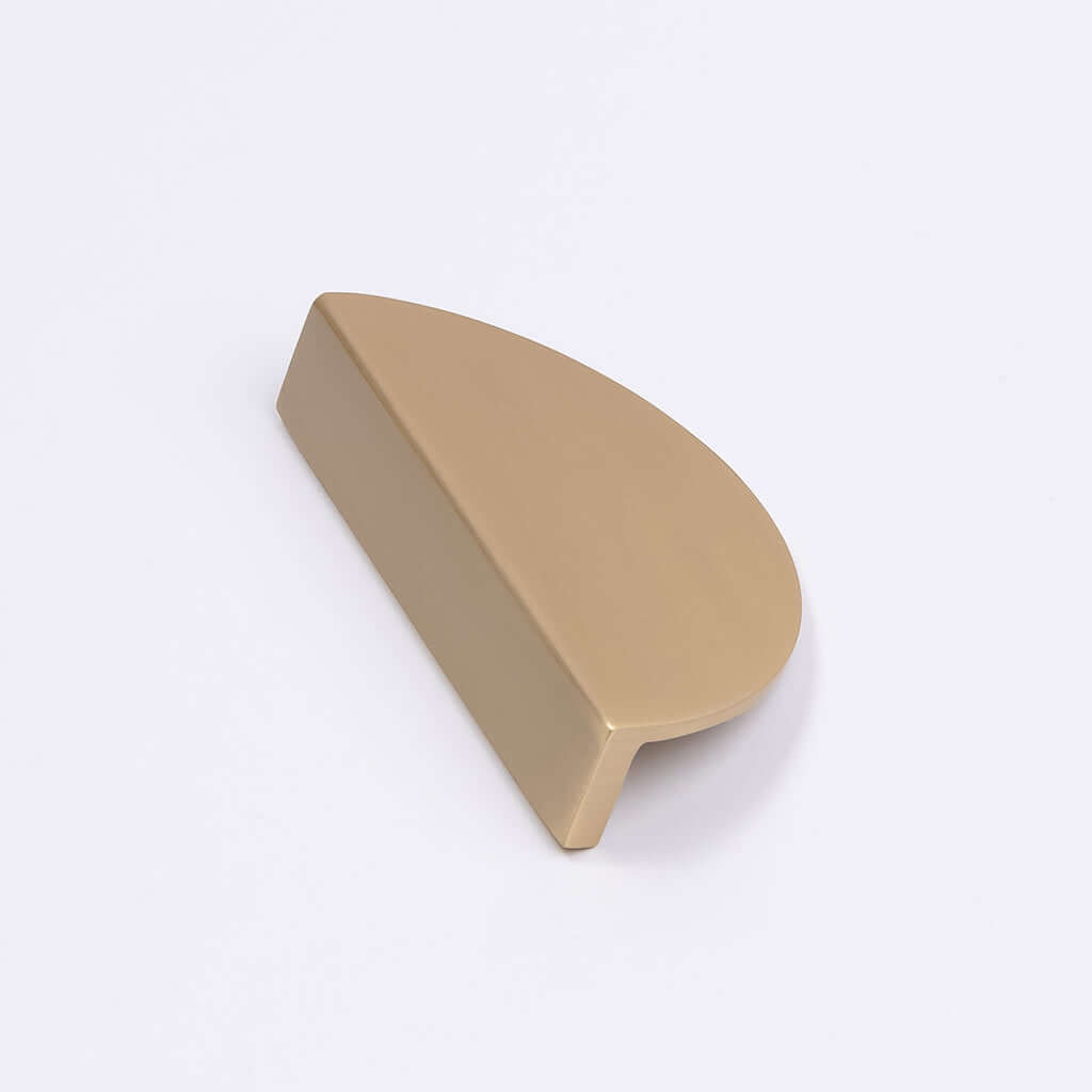 Brushed Brass Half Moon Cabinet Pull - Iris - Manovella - Entry - Point - CABIRI100BB - Manovella