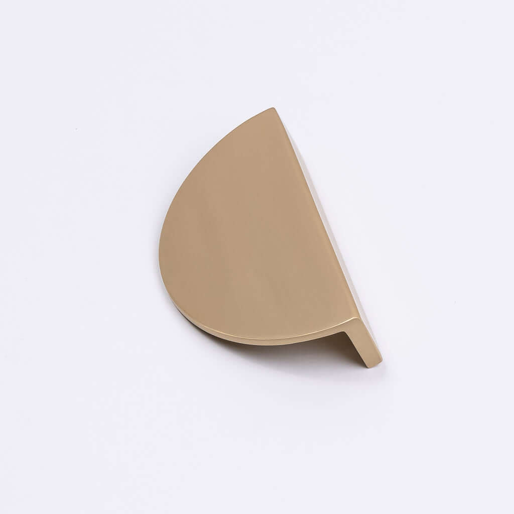 Brushed Brass Half Moon Cabinet Pull - Iris - Manovella - Entry - Point - CABIRI100BB - Manovella