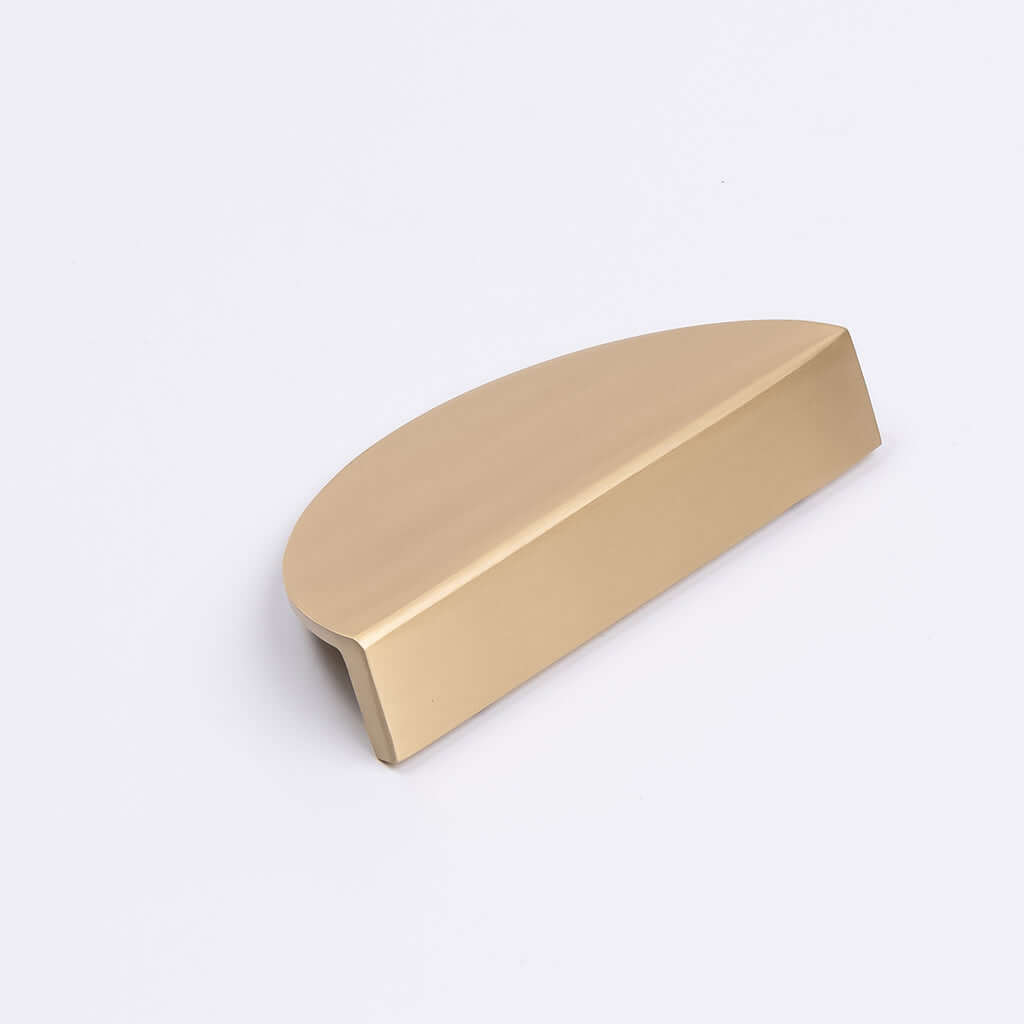 Brushed Brass Half Moon Cabinet Pull - Iris - Manovella - Entry - Point - CABIRI100BB - Manovella