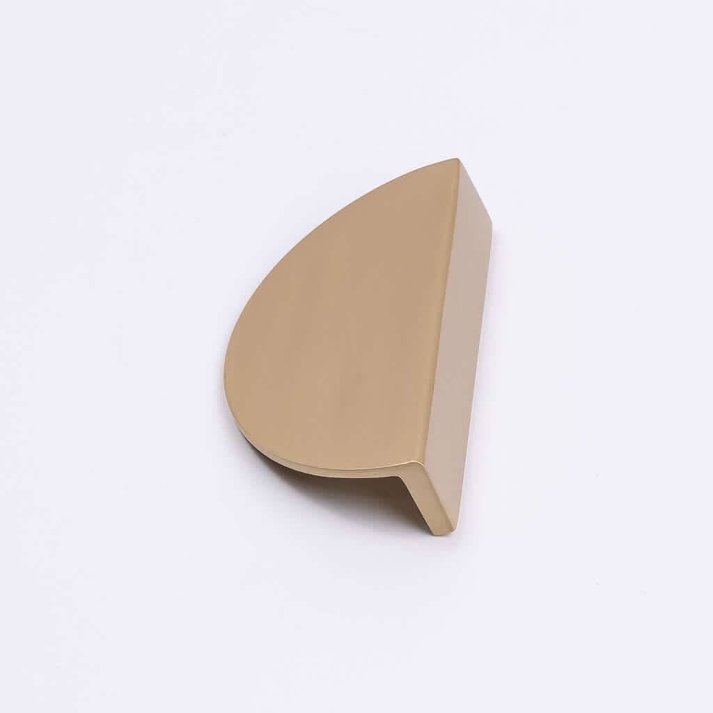 Brushed Brass Half Moon Cabinet Pull - Iris - Manovella - Entry - Point - CABIRI100BB - Manovella