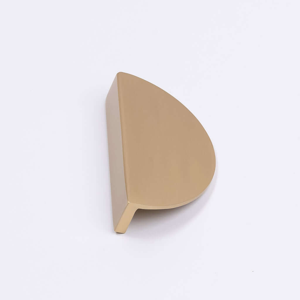 Brushed Brass Half Moon Cabinet Pull - Iris - Manovella - Entry - Point - CABIRI100BB - Manovella