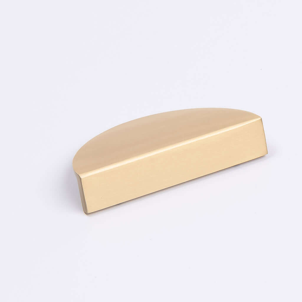 Brushed Brass Half Moon Cabinet Pull - Iris - Manovella - Entry - Point - CABIRI100BB - Manovella