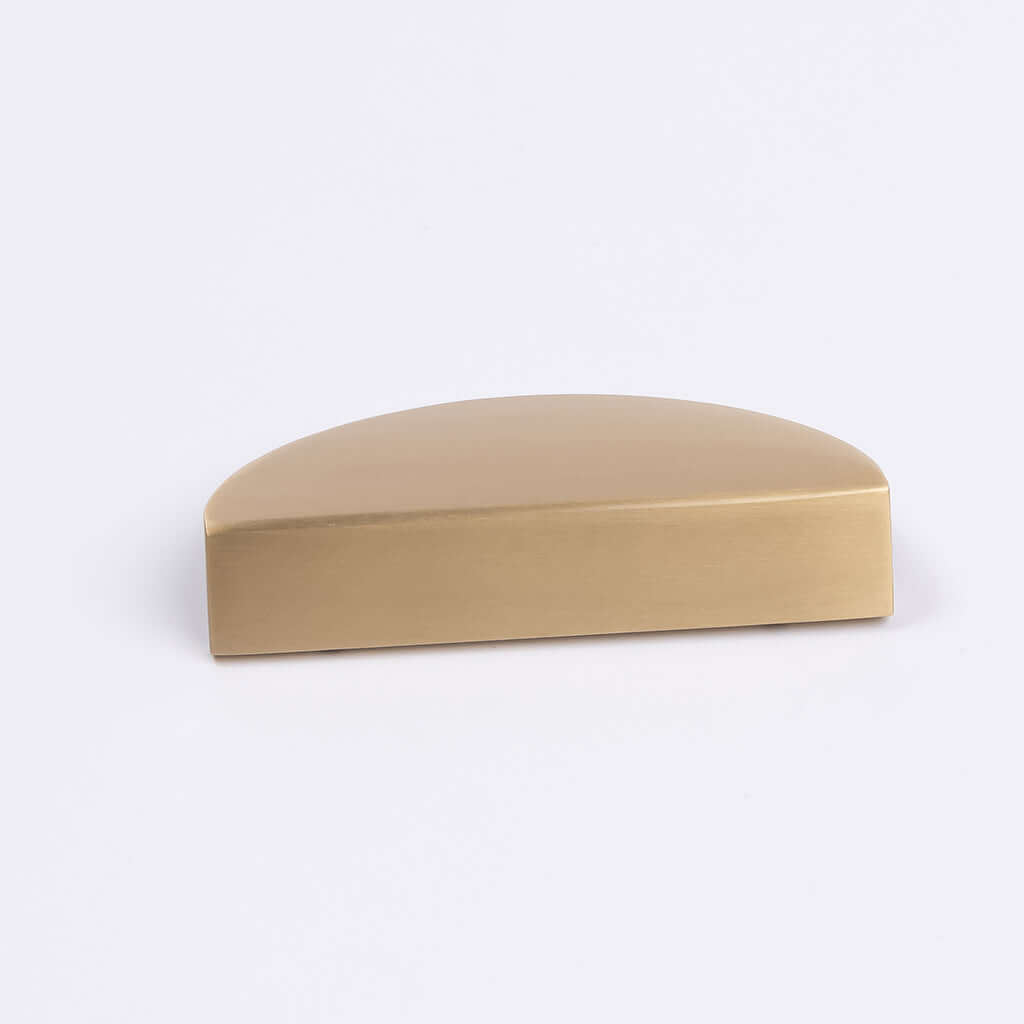 Brushed Brass Half Moon Cabinet Pull - Iris - Manovella - Entry - Point - CABIRI100BB - Manovella