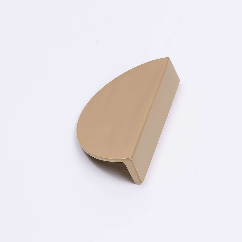 Brushed Brass Half Moon Cabinet Pull - Iris - Manovella - Entry - Point - CABIRI100BB - Manovella