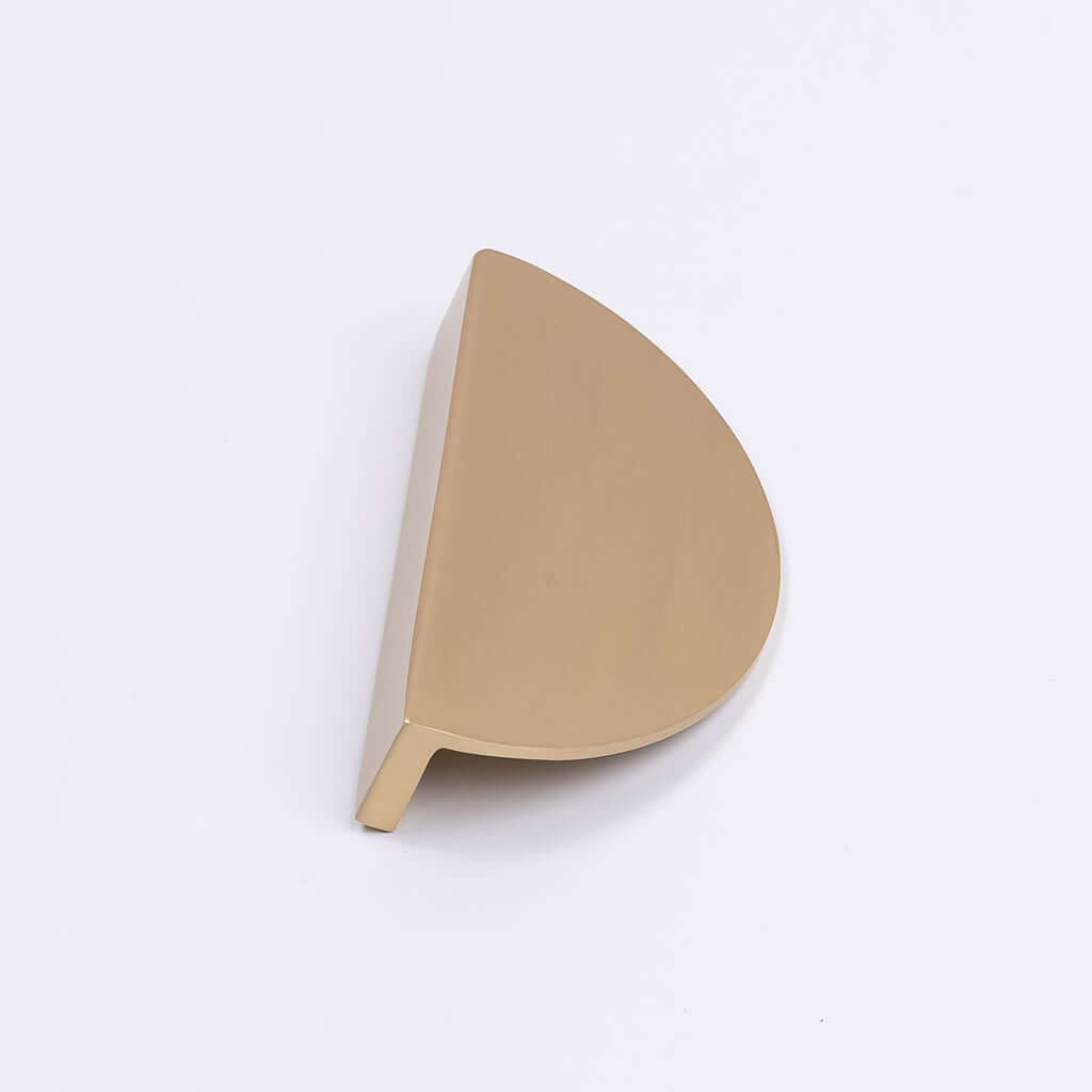 Brushed Brass Half Moon Cabinet Pull - Iris - Manovella - Entry - Point - CABIRI100BB - Manovella