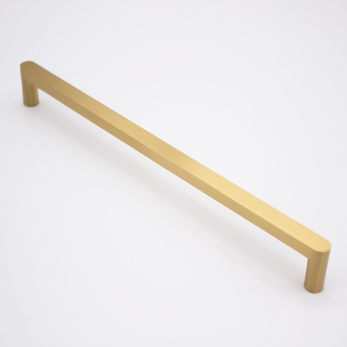 Brushed Brass Straight Profile Cabinet Pull - Clio - Manovella - Entry - Point - CABCLI235BB - Manovella