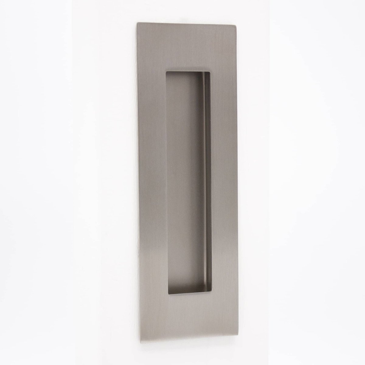 Brushed Nickel Sliding Door Flush Pull 150mm x 50mm - Manovella - Entry - Point - FP150BN - Manovella