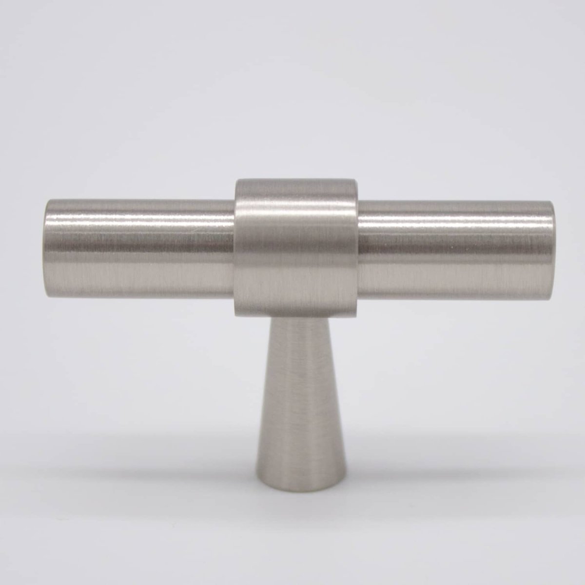 Brushed Nickel Timeless T - Bar - Cora - Manovella - Entry - Point - CABCOR50BN - Manovella