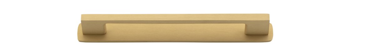 Cali Cabinet Pull + Backplate - Entry Point - Iver - Brushed Brass - Cabinet Pulls