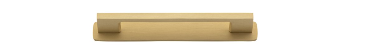 Cali Cabinet Pull + Backplate - Entry Point - Iver - Brushed Brass - Cabinet Pulls