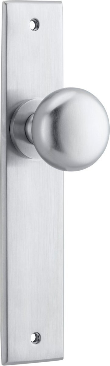 Cambridge Knob - Chamfered Backplate - Entry - Point - 12446 - Iver