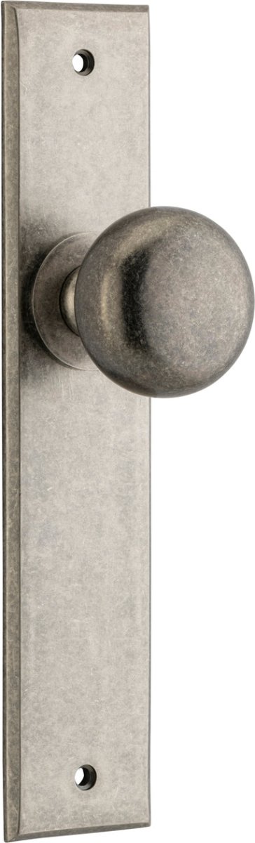 Cambridge Knob - Chamfered Backplate - Entry - Point - 13946 - Iver