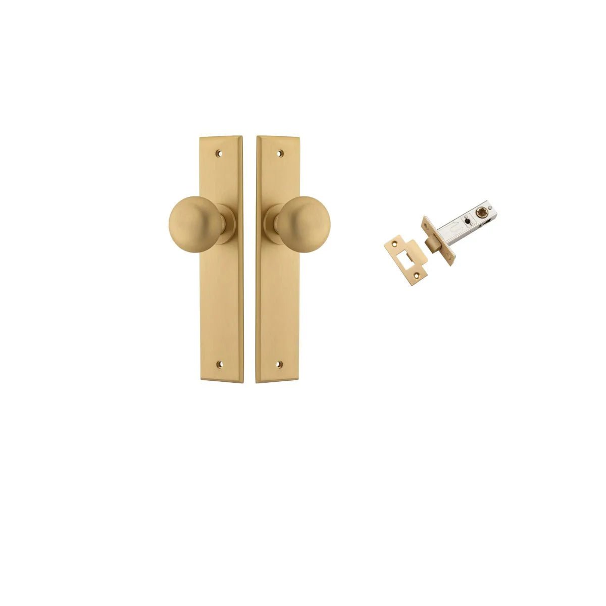 Cambridge Knob - Chamfered Backplate - Entry - Point - 15446KPASS60 - Iver