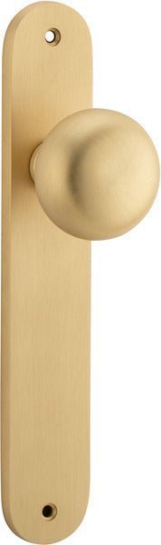 Cambridge Knob - Oval Backplate - Entry - Point - 15334 - Iver