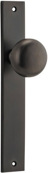 Cambridge Knob - Rectangular Backplate - Entry - Point - 10822 - Iver