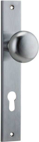 Cambridge Knob - Rectangular Backplate - Entry - Point - 12322E85 - Iver