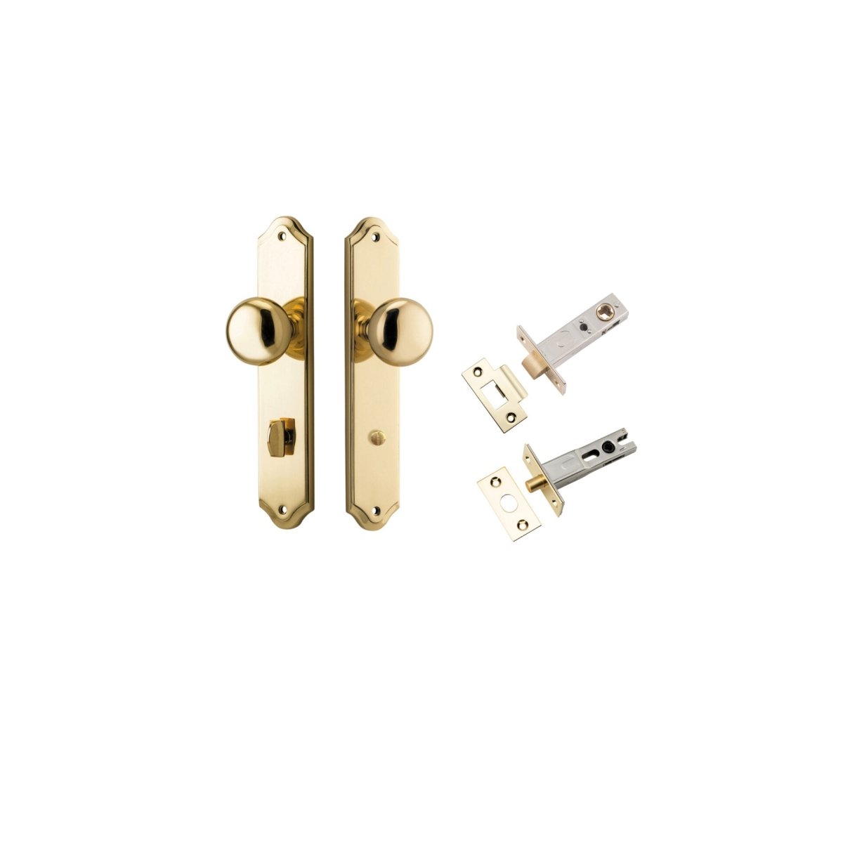 Cambridge Knob - Shouldered Backplate - Entry - Point - 10328KPRIV60 - Iver