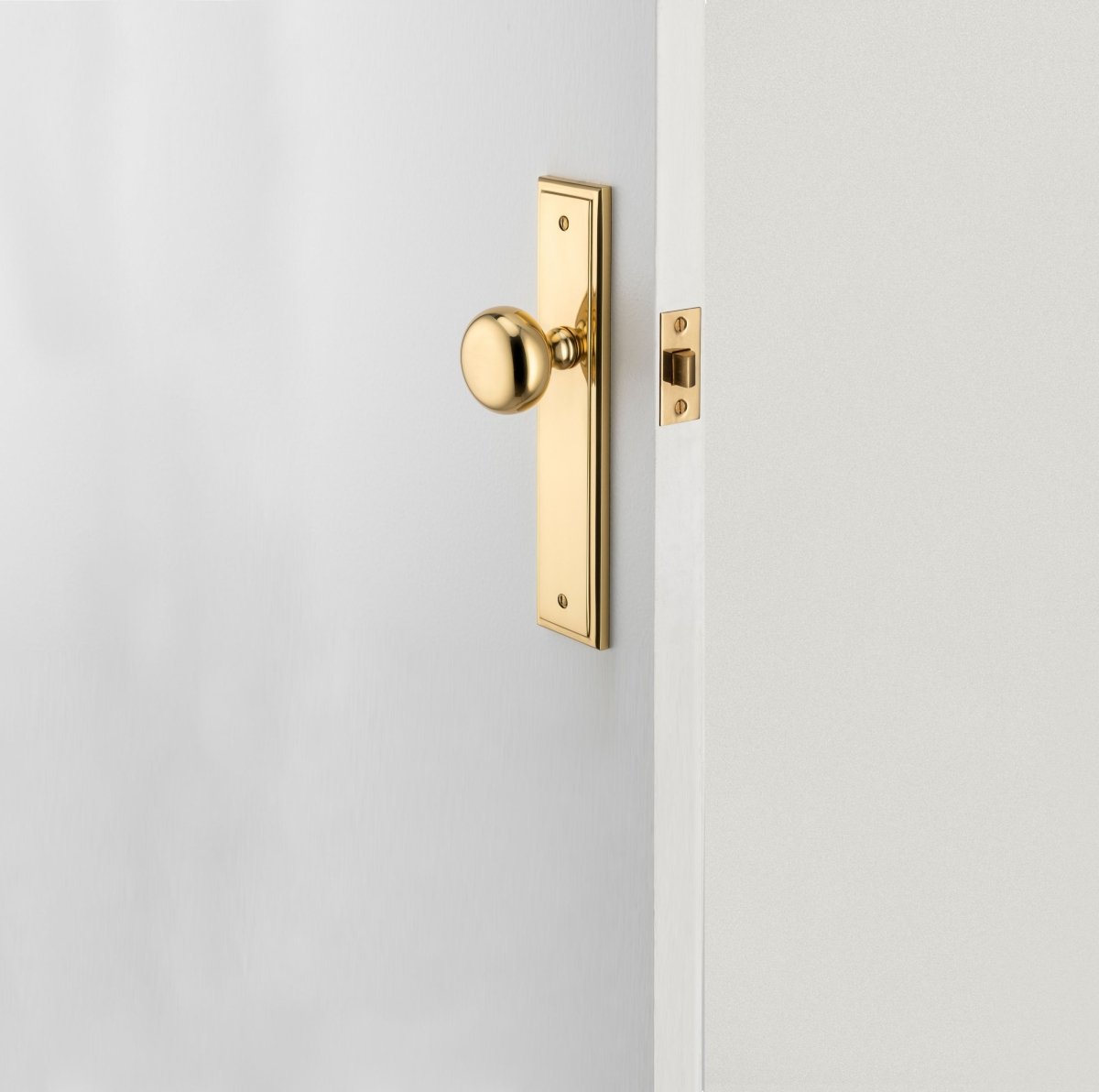 Cambridge Knob - Stepped Backplate - Entry - Point - 10340 - Iver