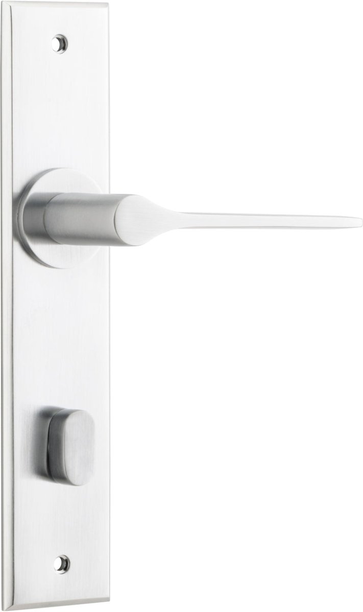 Como Lever - Chamfered Backplate - Entry - Point - 12258P85 - Iver