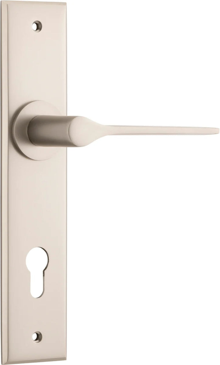 Como Lever - Chamfered Backplate - Entry - Point - 14758E85 - Iver