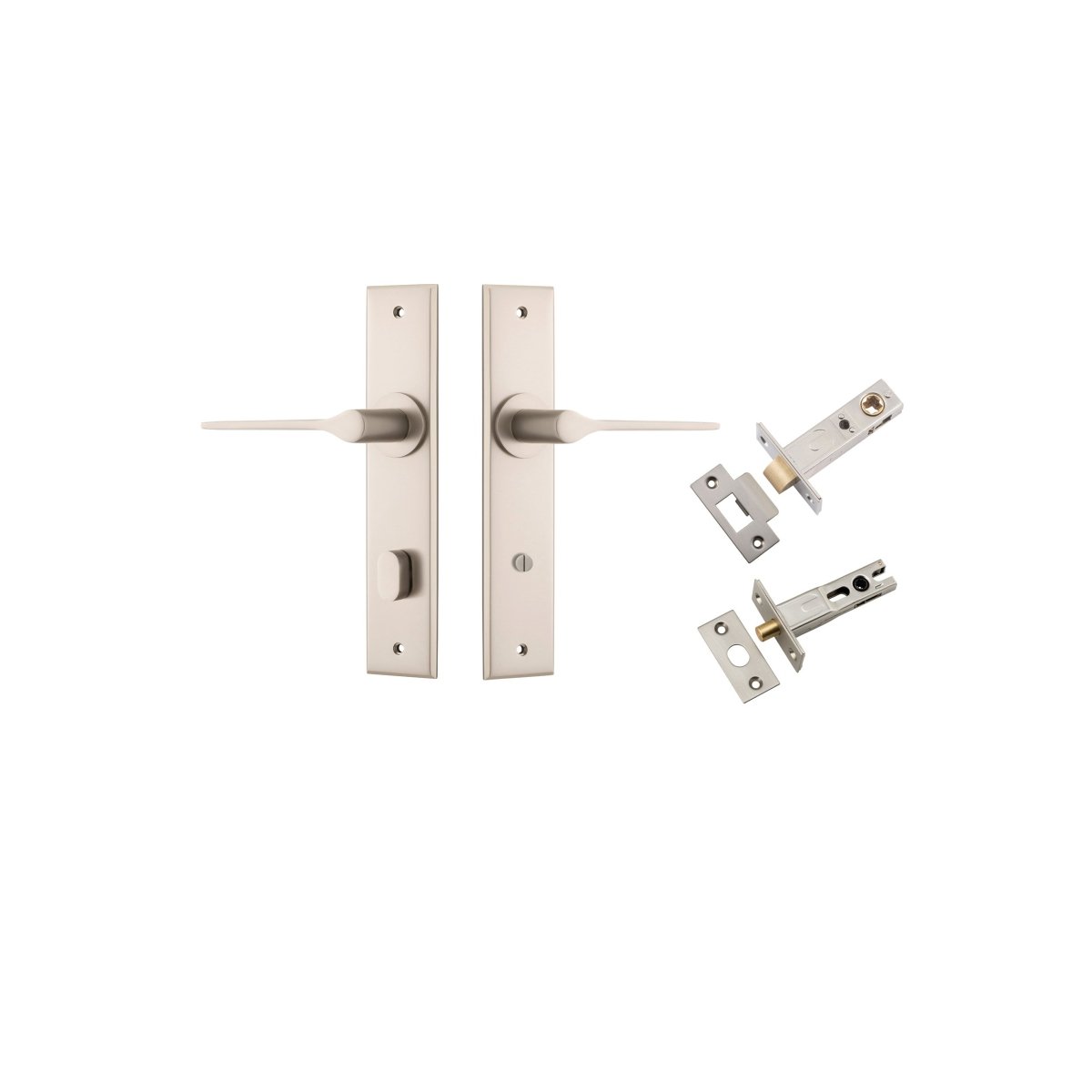 Como Lever - Chamfered Backplate - Entry - Point - 14758KPRIV60 - Iver